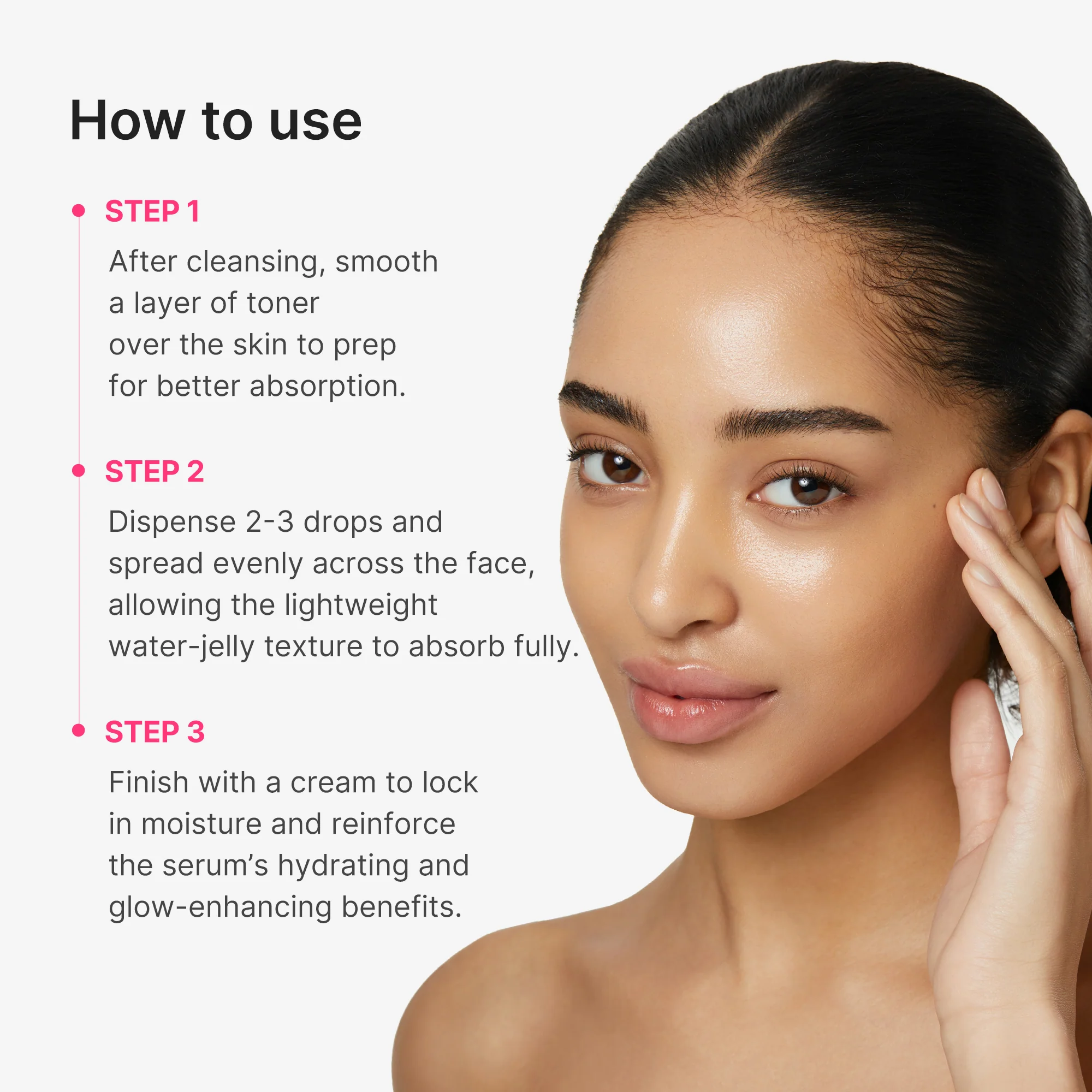 PDRN Pink Collagen Glow Jelly Serum - Image 7