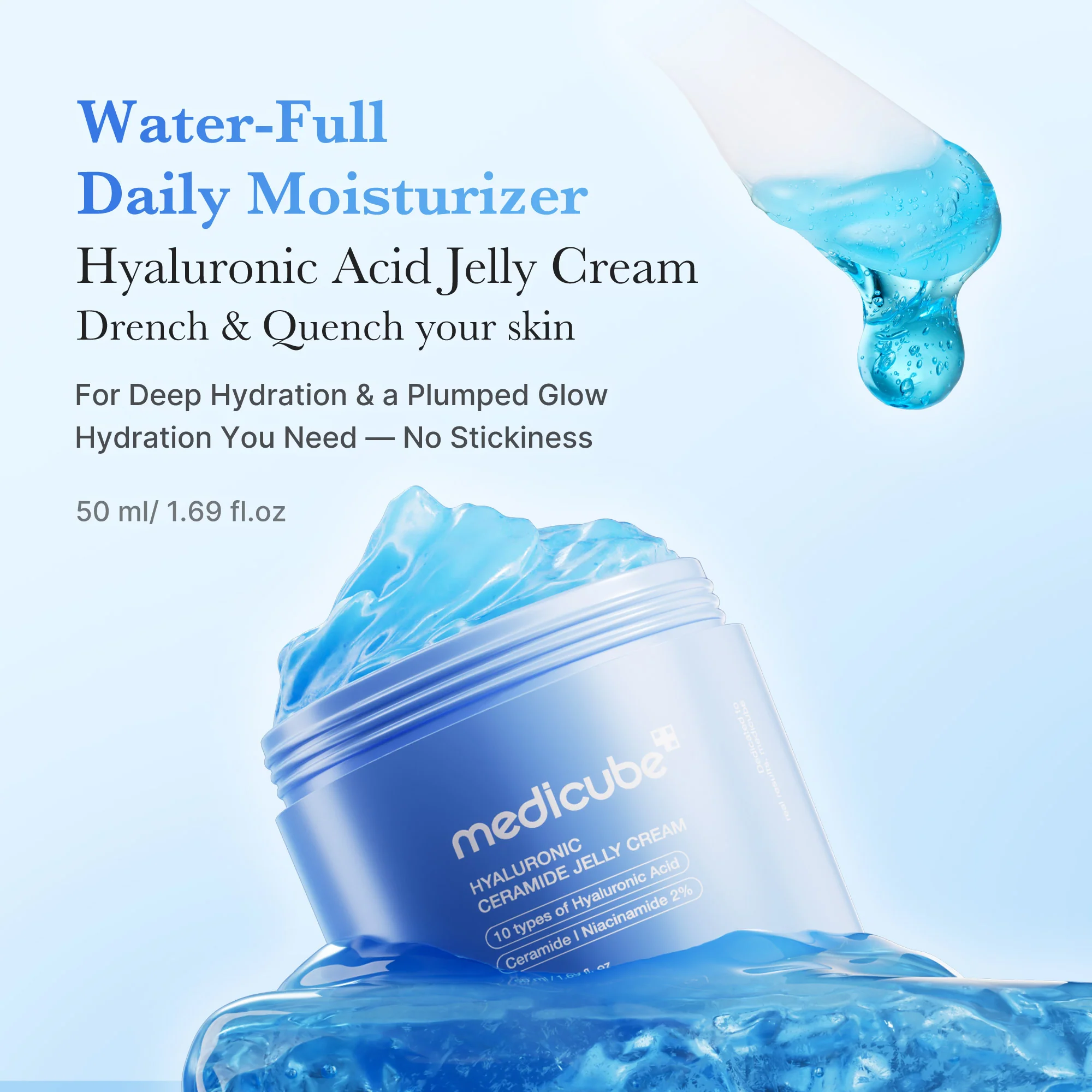 [Subscr.] Hyaluronic Ceramide Moisturizing Jelly Cream - Image 2