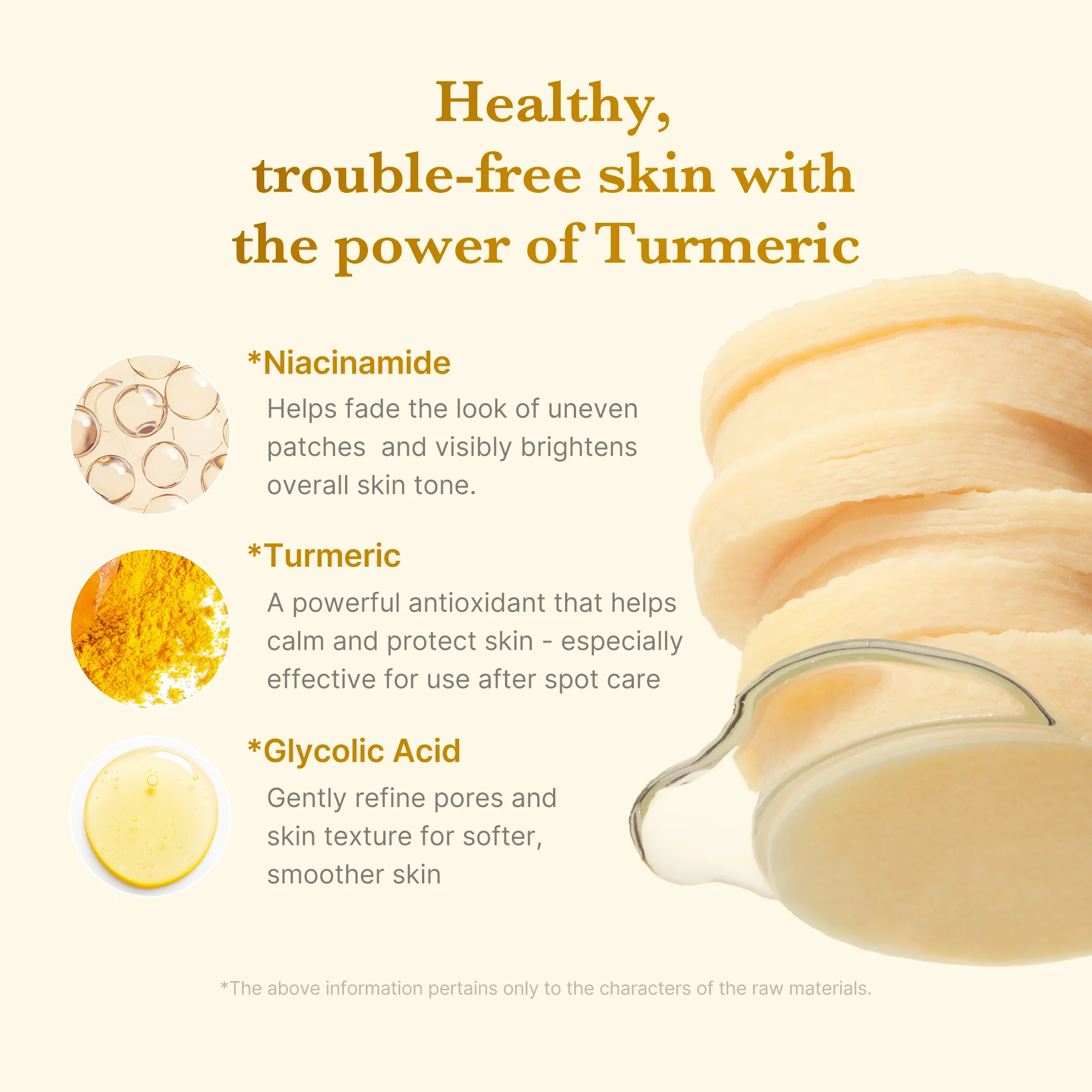 [GIFT] Kojic Acid Tumeric Toner Pad - Image 3