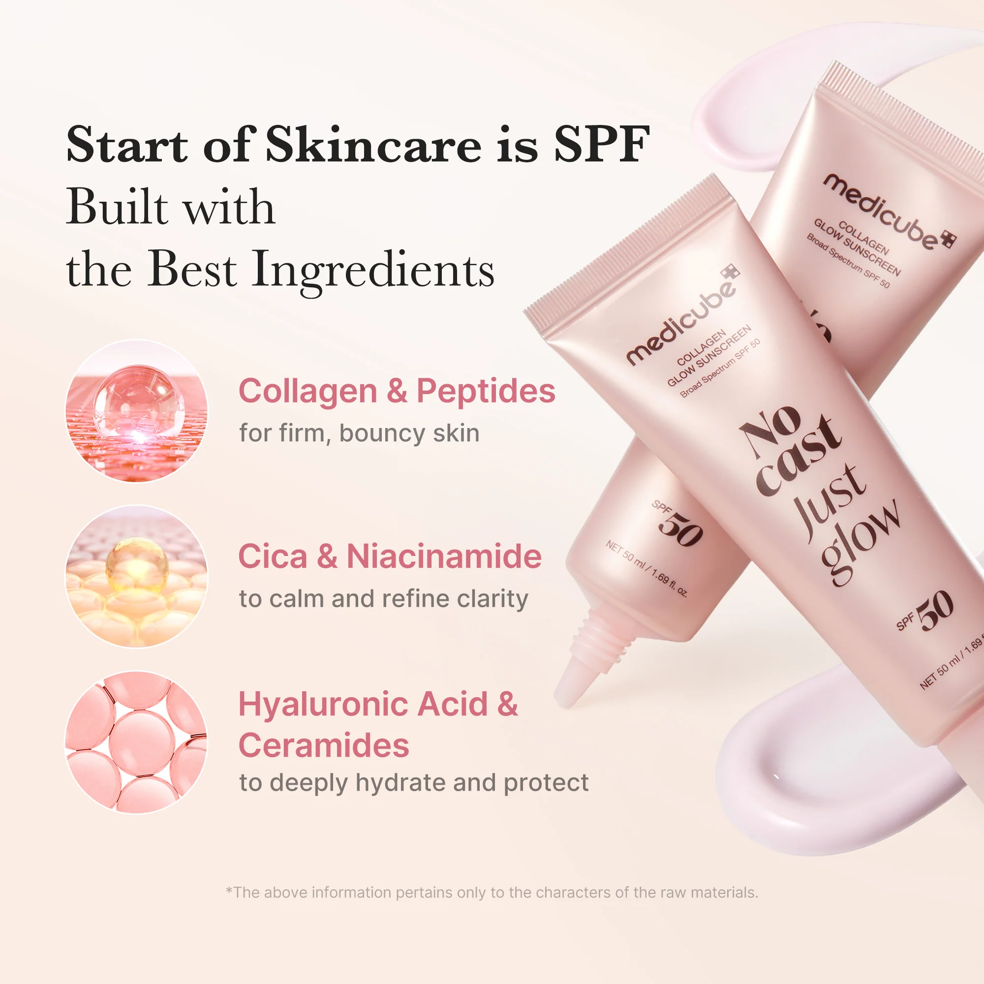 [Subscr.] No Cast Just Glow Collagen Sunscreen - Image 3