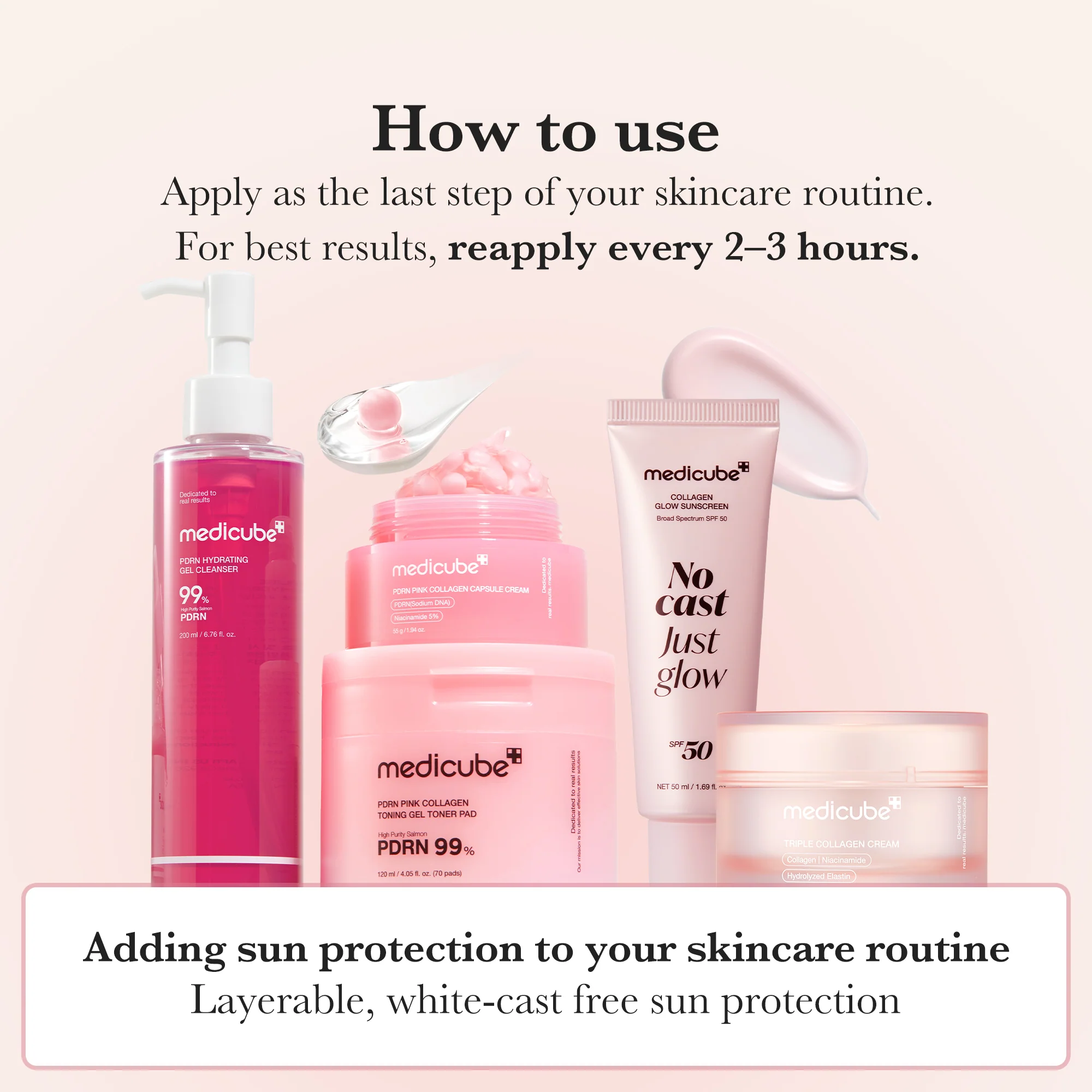 [Subscr.] No Cast Just Glow Collagen Sunscreen - Image 7
