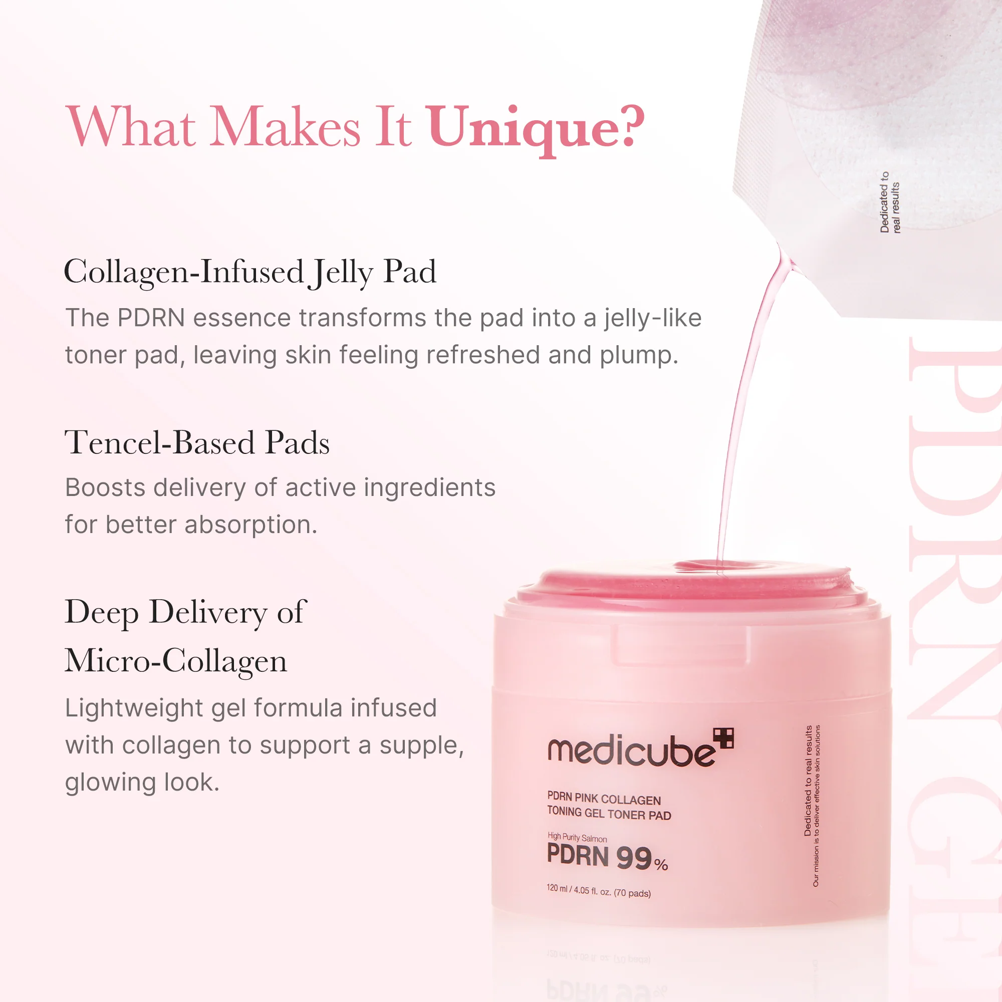 [GIFT] PDRN Pink Collagen Gel Toner Pad - Image 3
